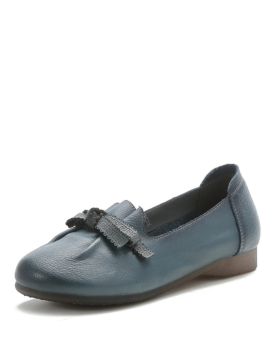 CD | femei de vară solide bowknot split pantofi din piele