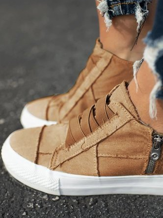 CD | Femei Canvas Low Heel All Season Sneakers