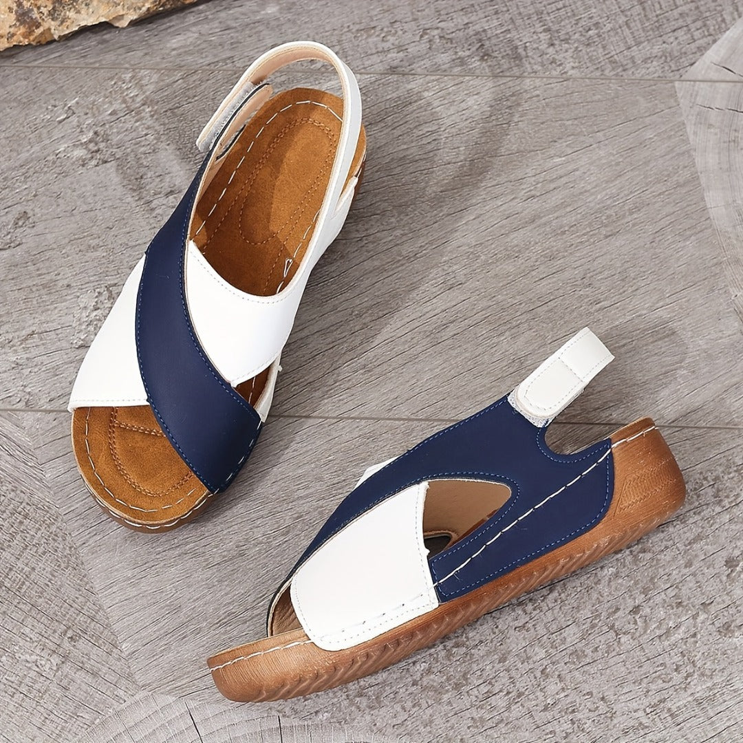CD | Culoare Sandale ortopedice Wedge pentru femei