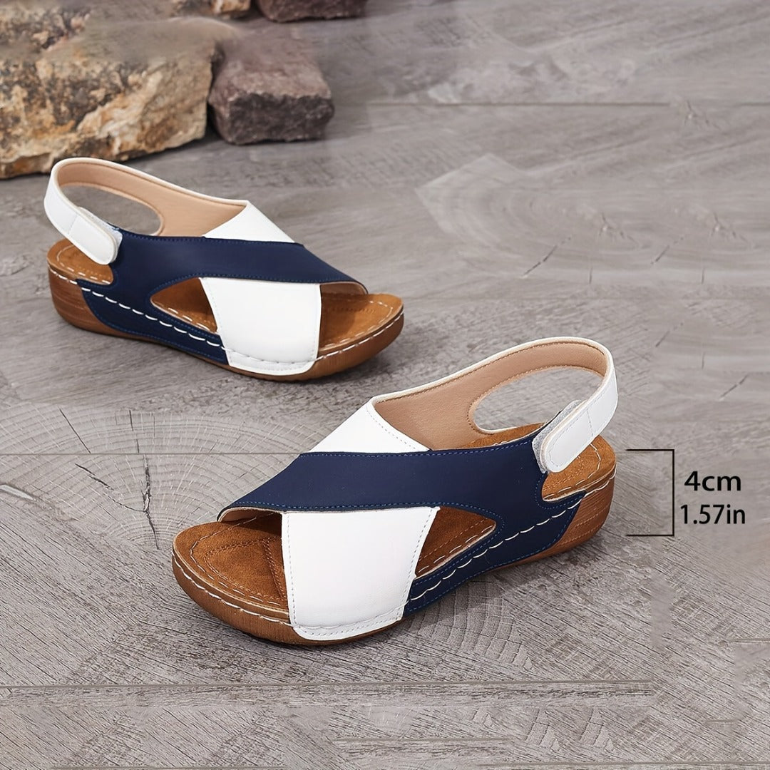 CD | Culoare Sandale ortopedice Wedge pentru femei