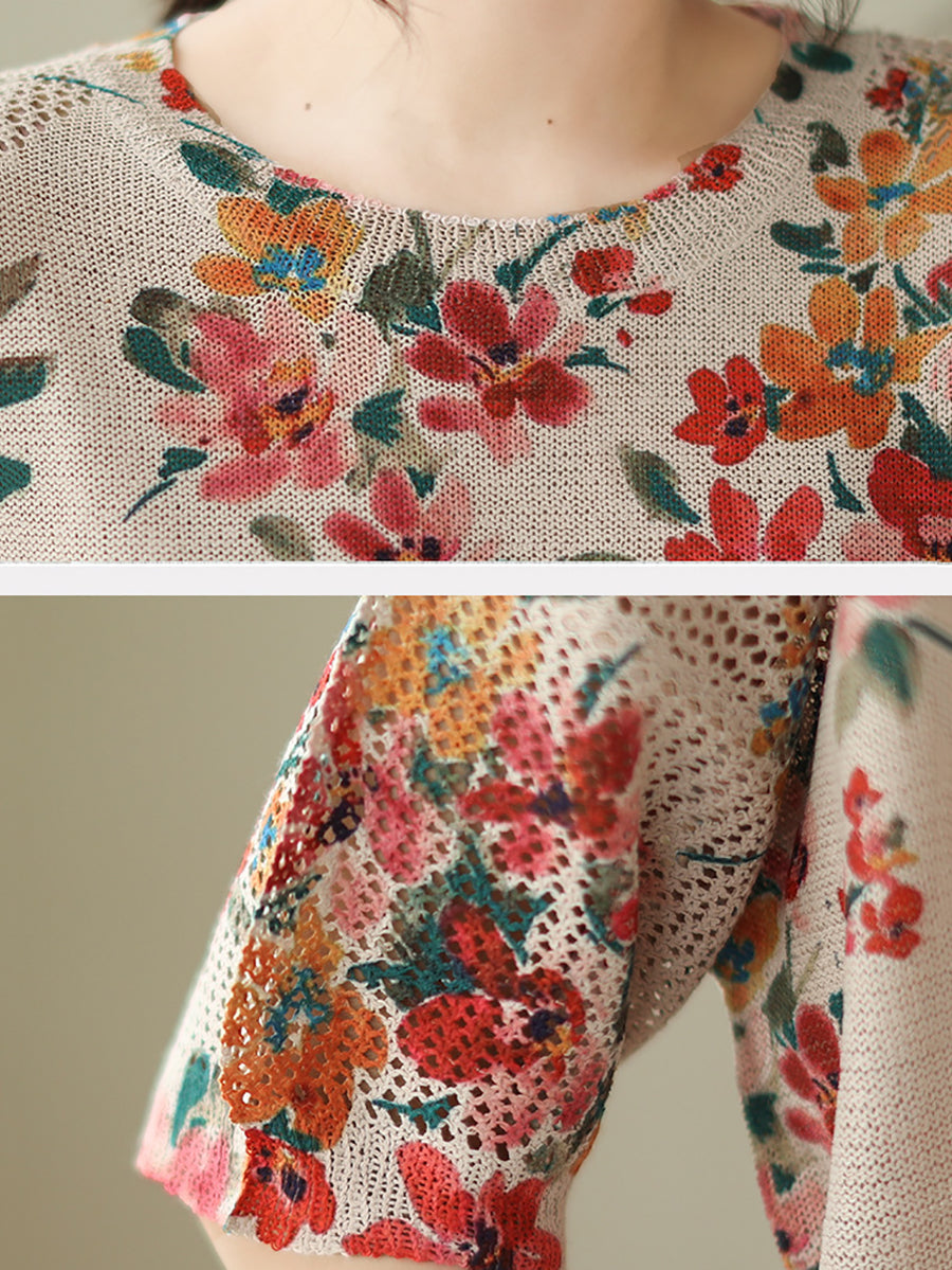 Summer Loose Knitted Shirt