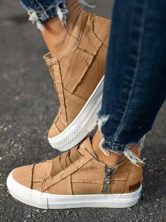 CD | Femei Canvas Low Heel All Season Sneakers