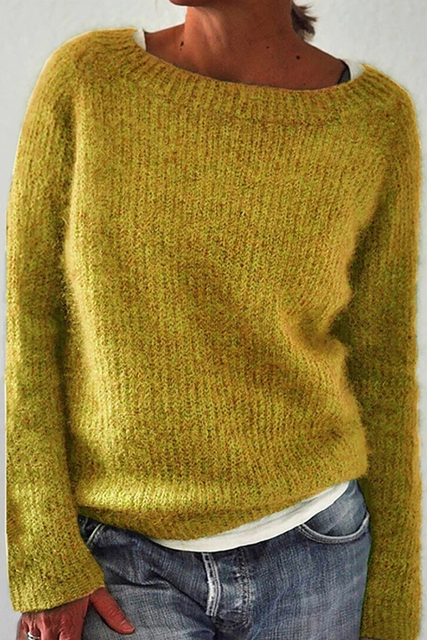 CD | Pulover confortabil tricotat din mohair moale