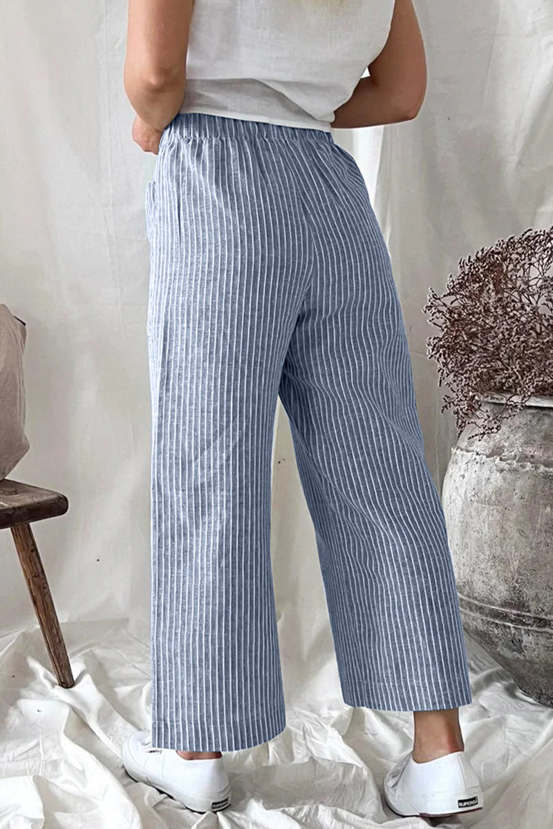 CD | Casual solid sac vrac pantaloni drepți (5 culori)