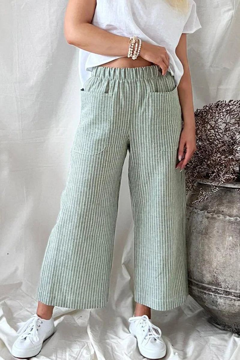 CD | Casual solid sac vrac pantaloni drepți (5 culori)