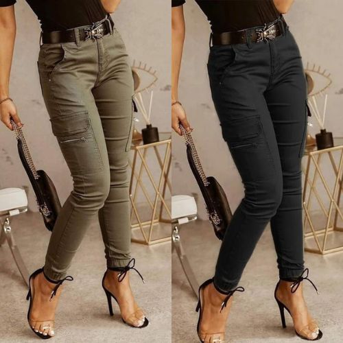 CD | Pantaloni cargo de damă | 1+1 GRATUIT
