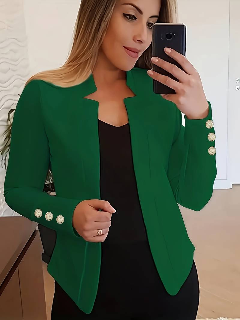 CD | blazer casual cu mâneci lungi și nasturi