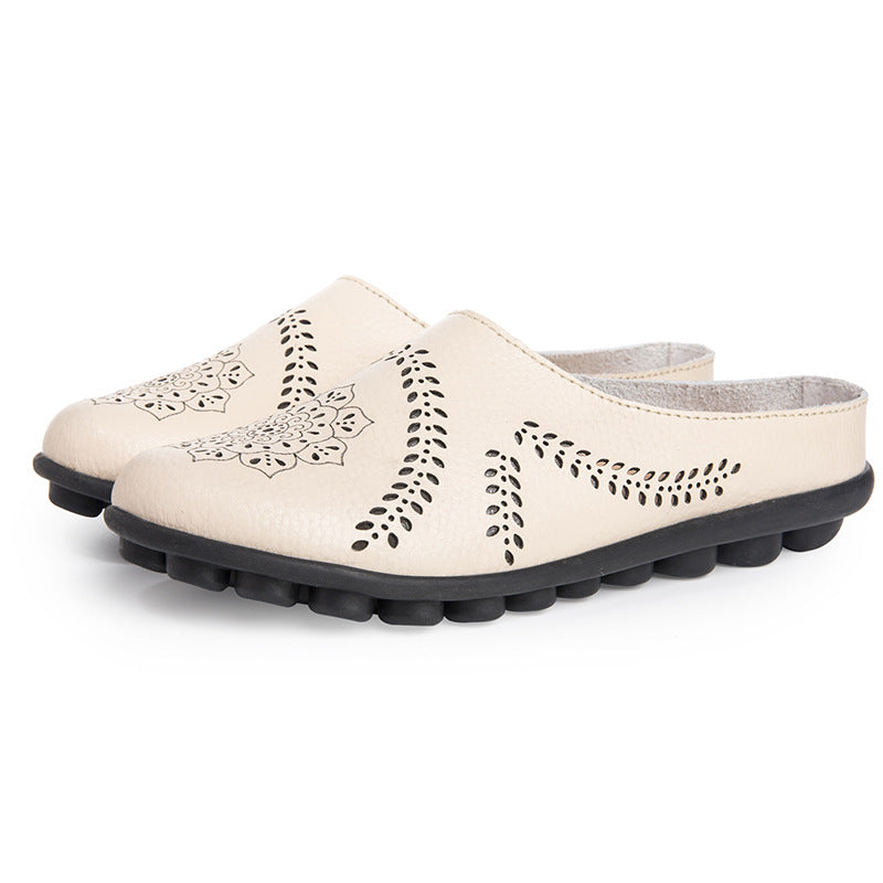 CD | Femei din piele naturală Flats Loafers