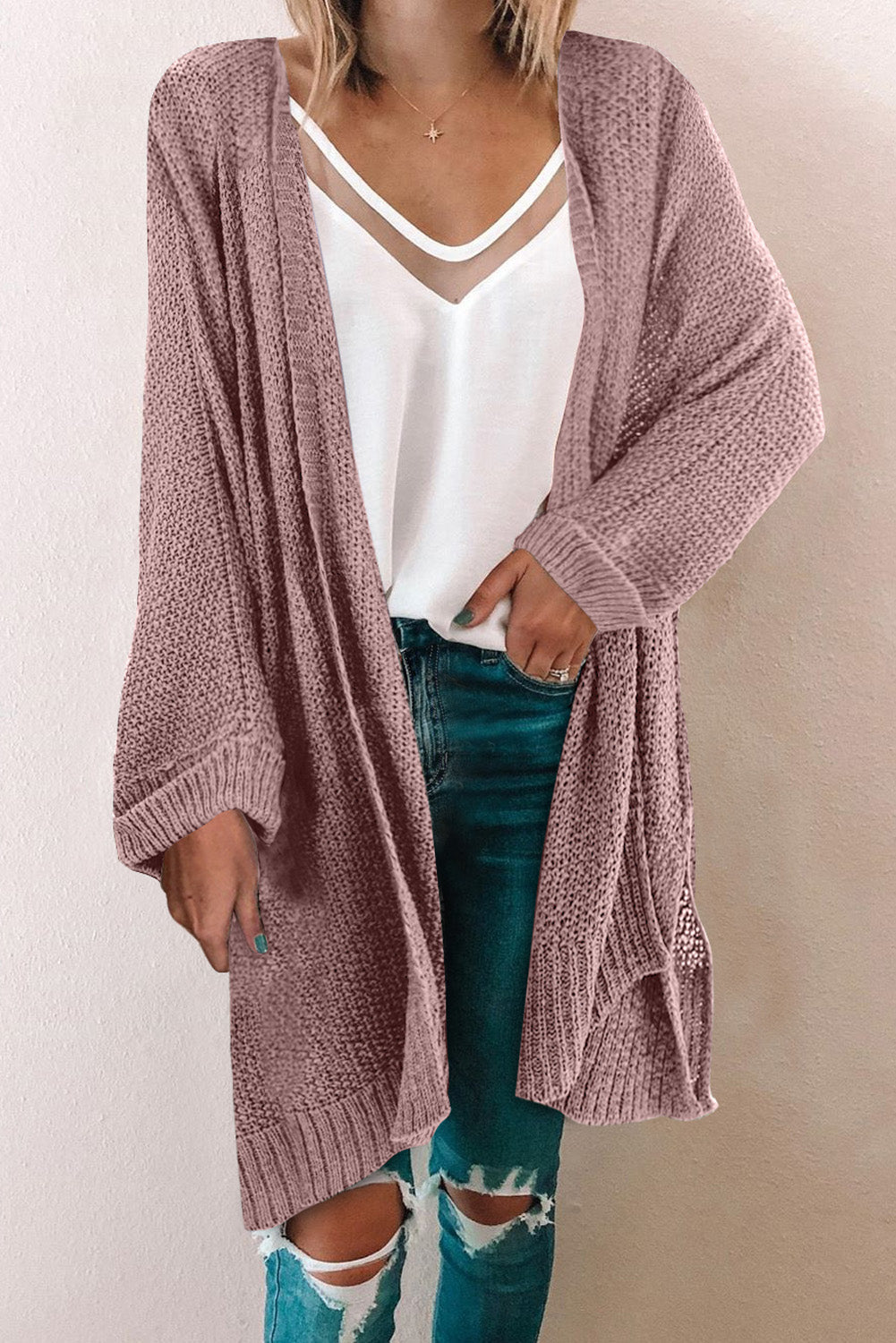 CD | Cardigan de iarnă casual și relaxat