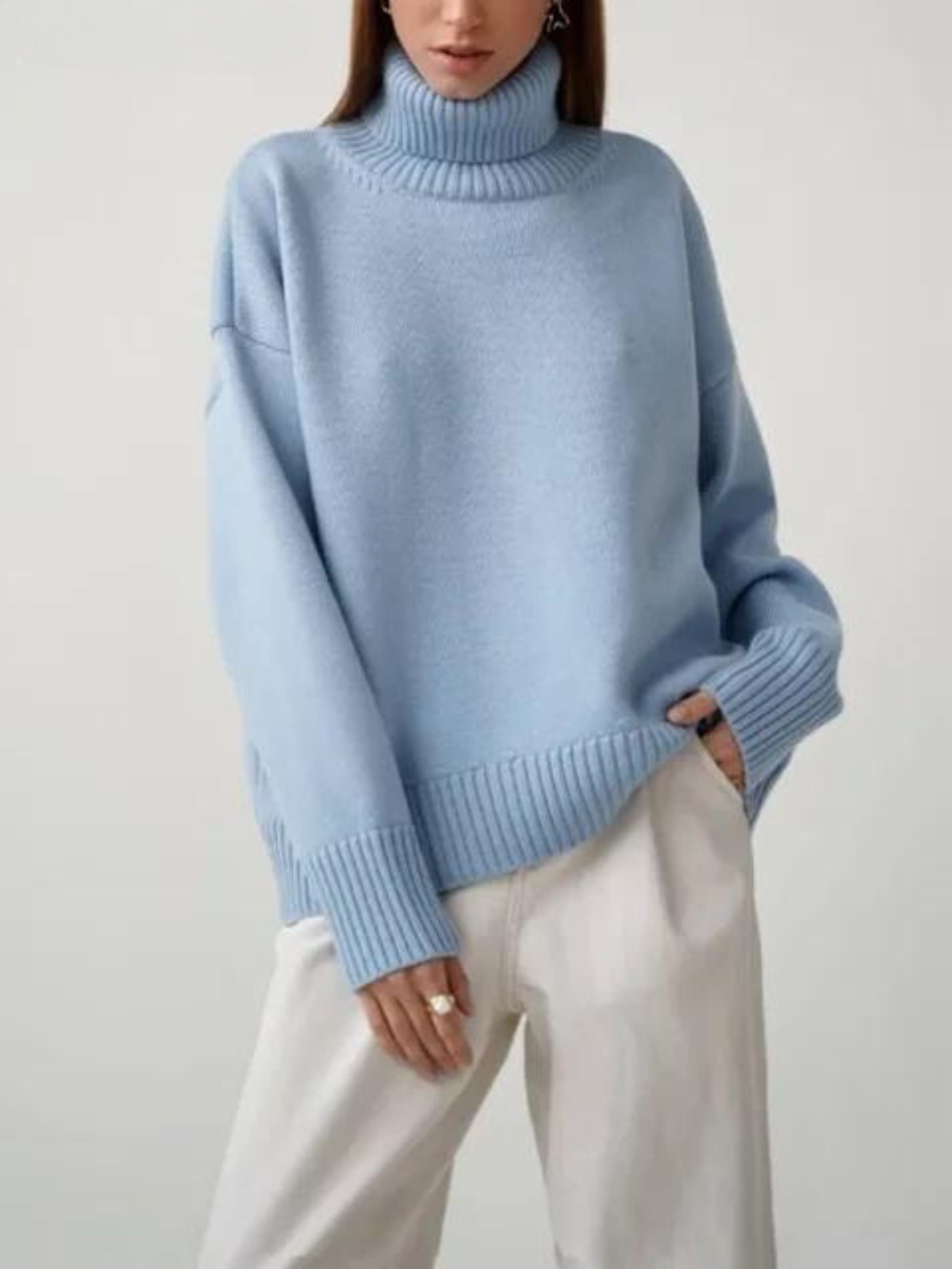 CD | Pulover chic cu tricot liber