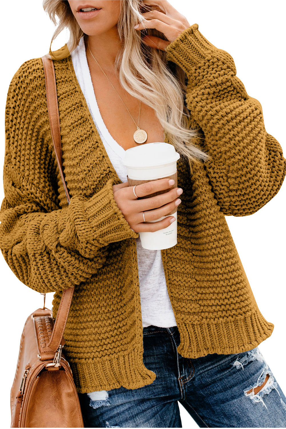 CD | Cardigan de iarnă casual și la modă