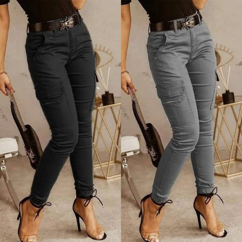 CD | Pantaloni cargo de damă | 1+1 GRATUIT