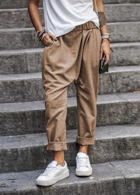 CD | Pantaloni casual din in