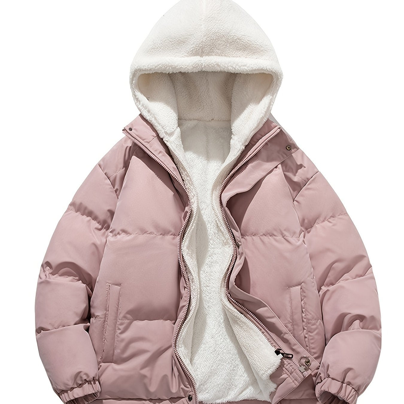 CD | Jachetă puffer căptușită cu fleece