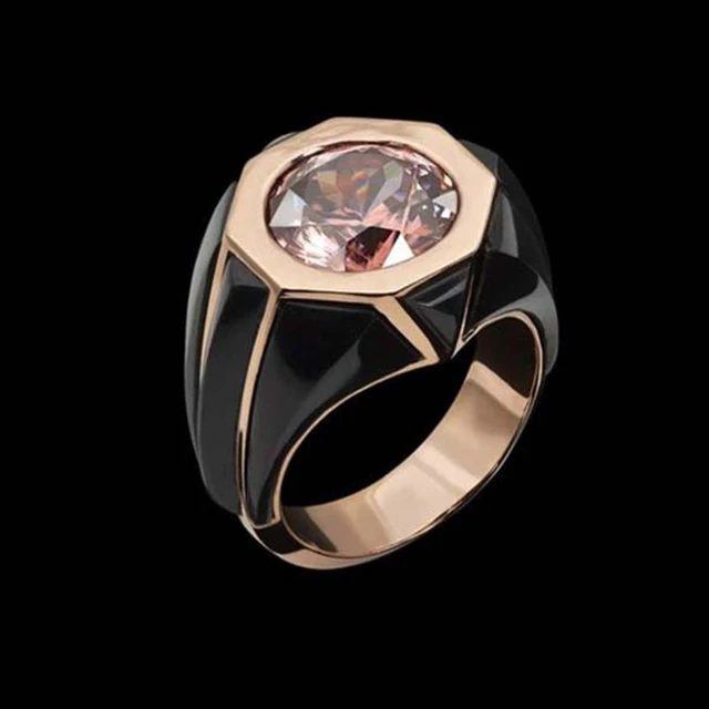 Onyx Crystal Ring