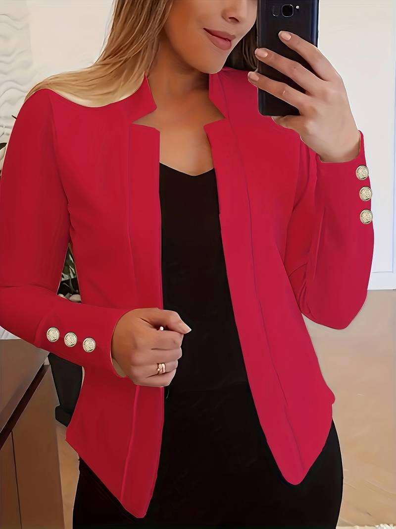 CD | blazer casual cu mâneci lungi și nasturi