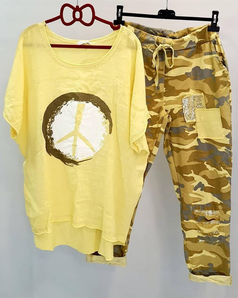 CD | Set patchwork de culoare camuflaj