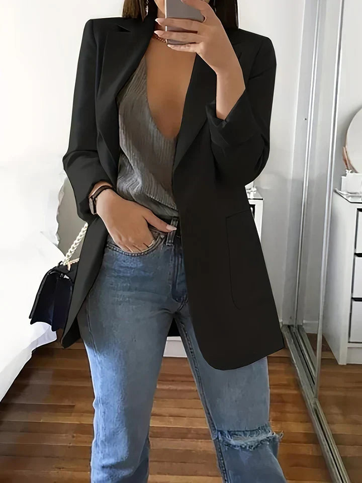 CD | Blazer casual cu liră supradimensionată