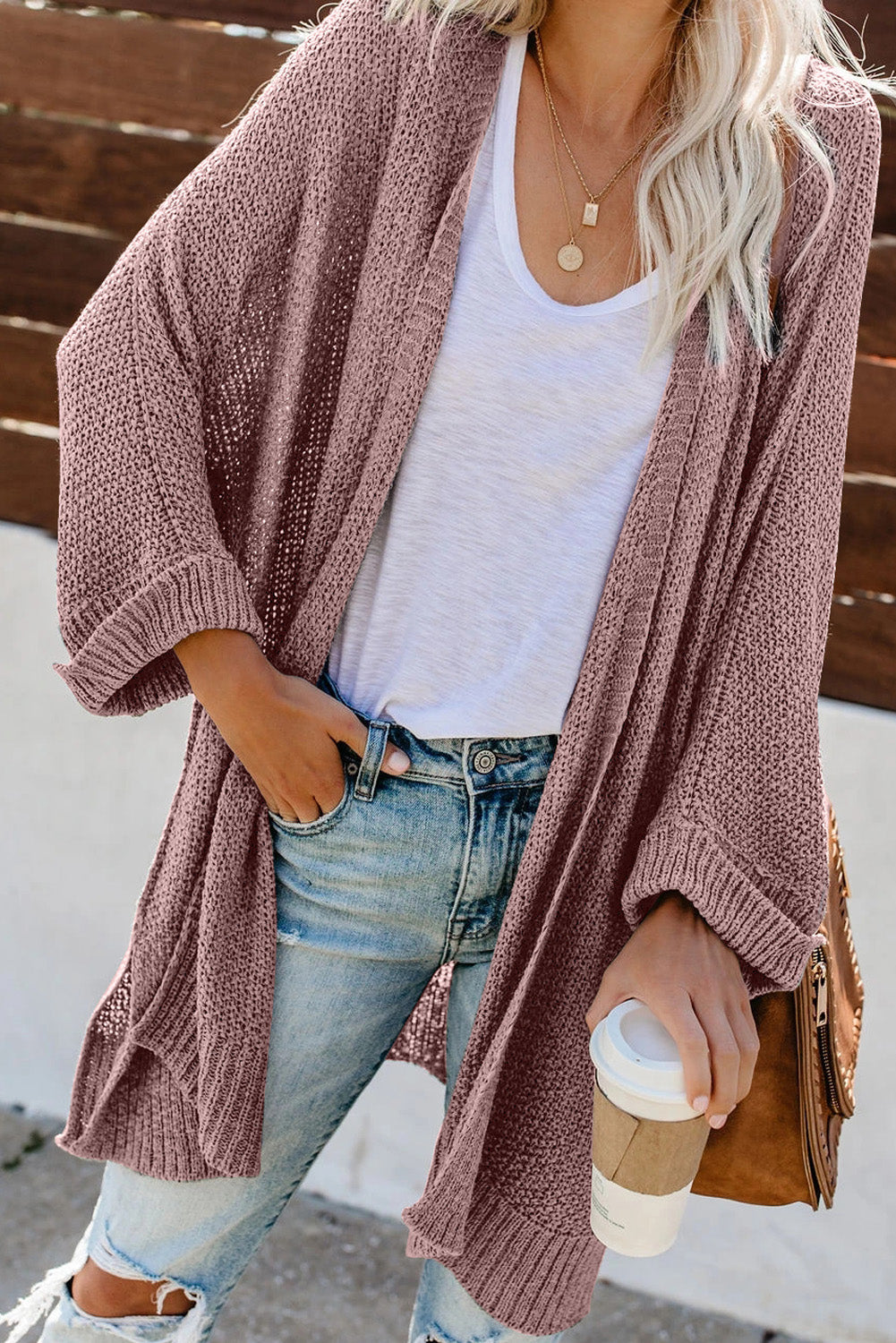 CD | Cardigan de iarnă casual și relaxat