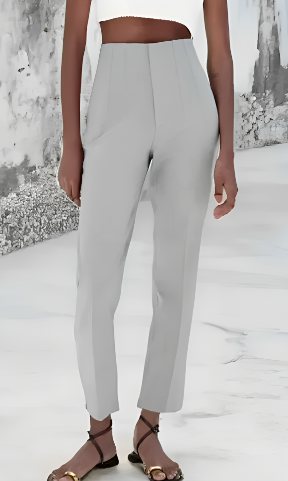 CD | Pantaloni eleganți cu talie înaltă pentru femei