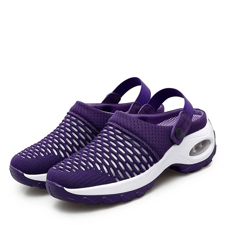 CD Femei Air Cushion Platform Mesh Mules Sneaker Sandale