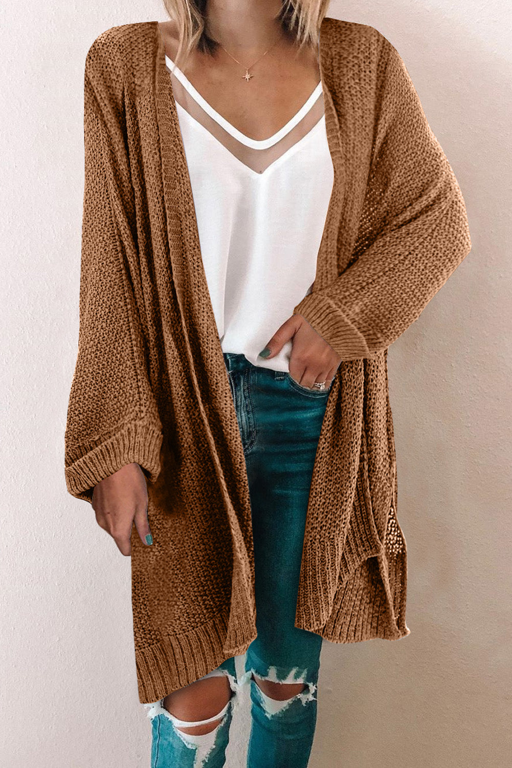 CD | Cardigan de iarnă casual și relaxat