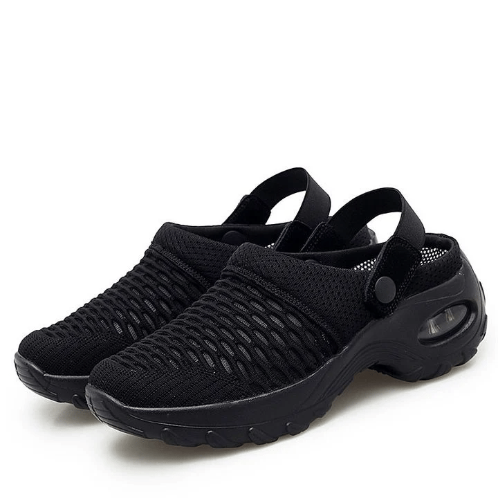 CD Femei Air Cushion Platform Mesh Mules Sneaker Sandale