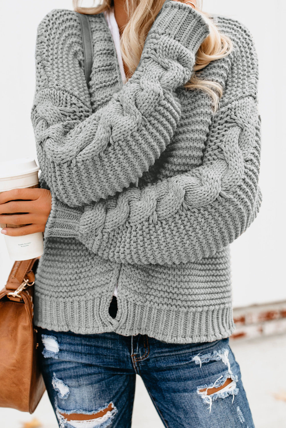 CD | Cardigan de iarnă casual și la modă
