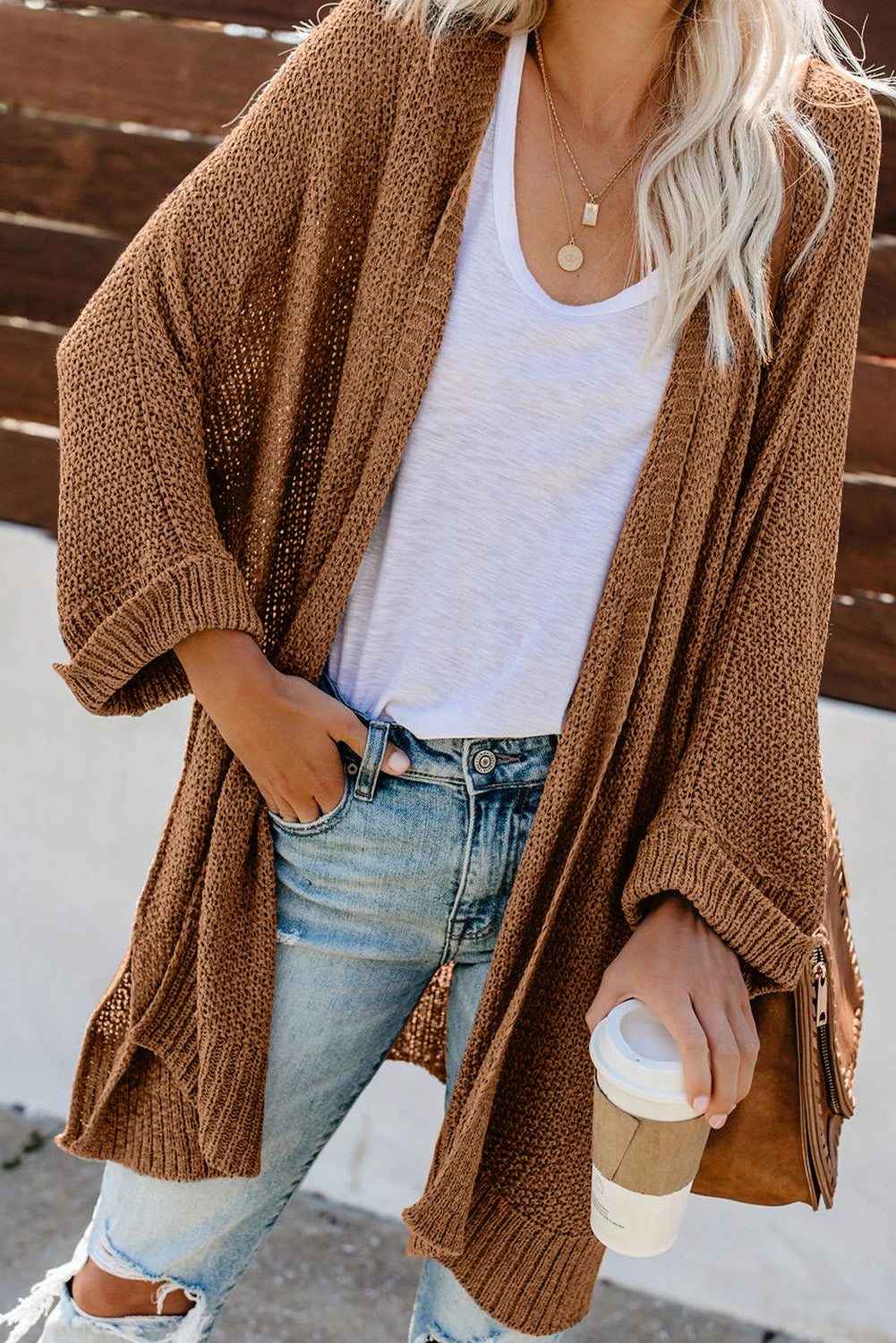 CD | Cardigan de iarnă casual și relaxat