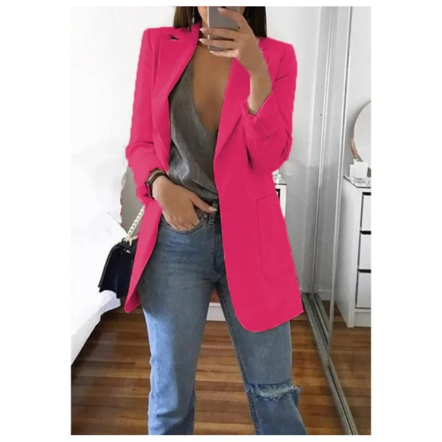 CD | Blazer elegant de buzunar pentru femei