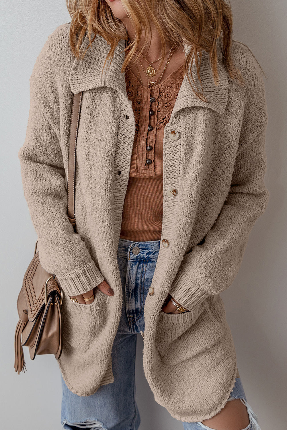 CD | Cardigan de iarnă casual și confortabil
