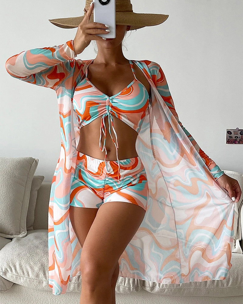 CD | Costume de baie cu model din 3 piese