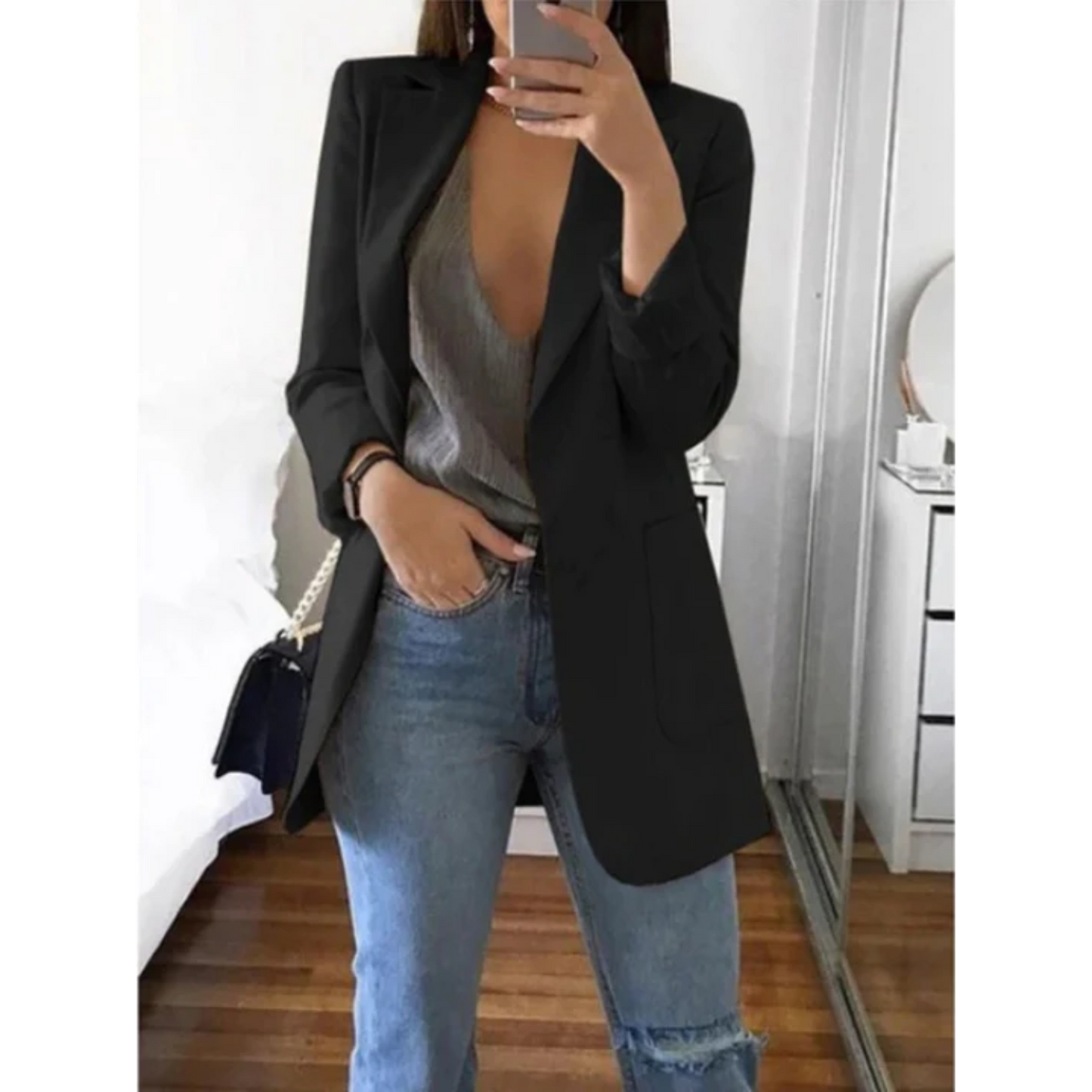 CD | Blazer elegant cu croială subțire
