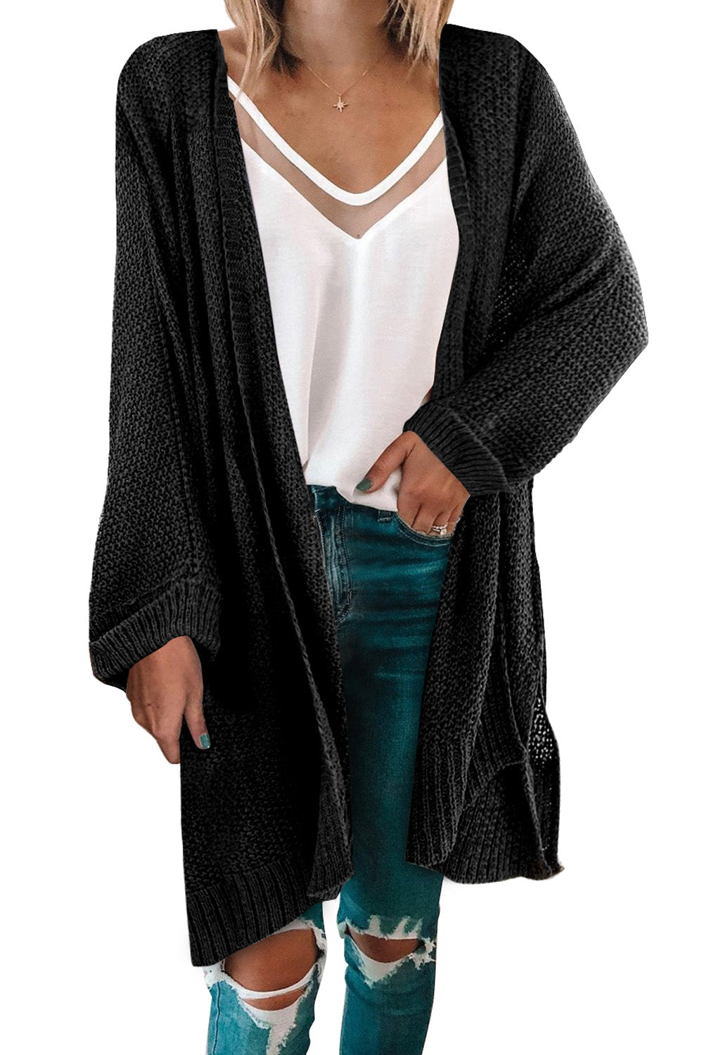 CD | Cardigan de iarnă casual și relaxat