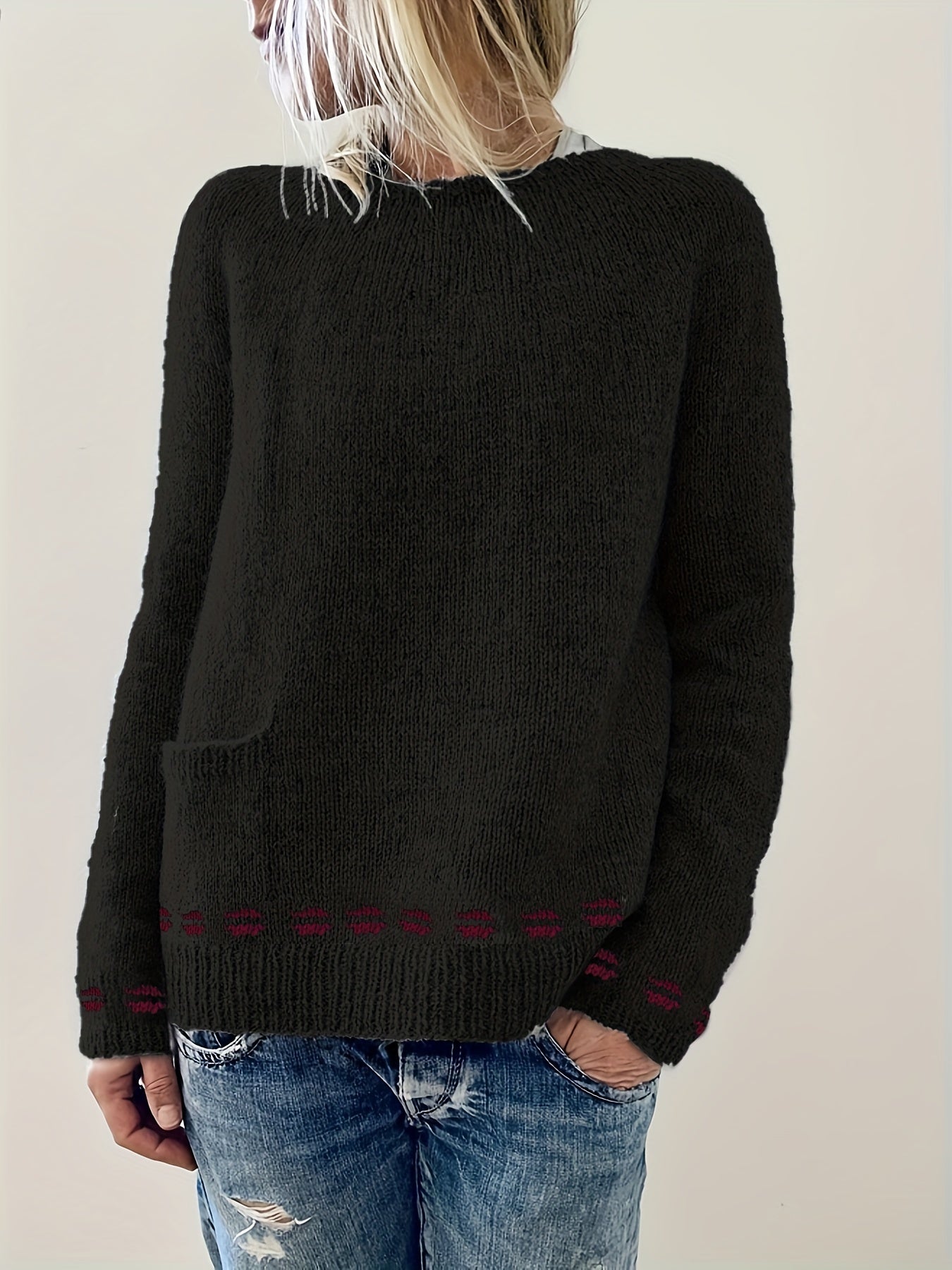 CD | Pulover de iarnă la modă și minimalist