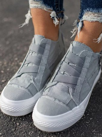 CD | Femei Canvas Low Heel All Season Sneakers