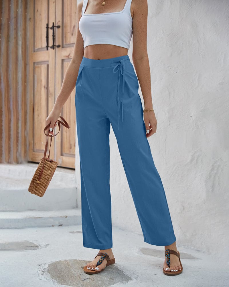 CD | Pantaloni eleganți cu talie înaltă pentru femei