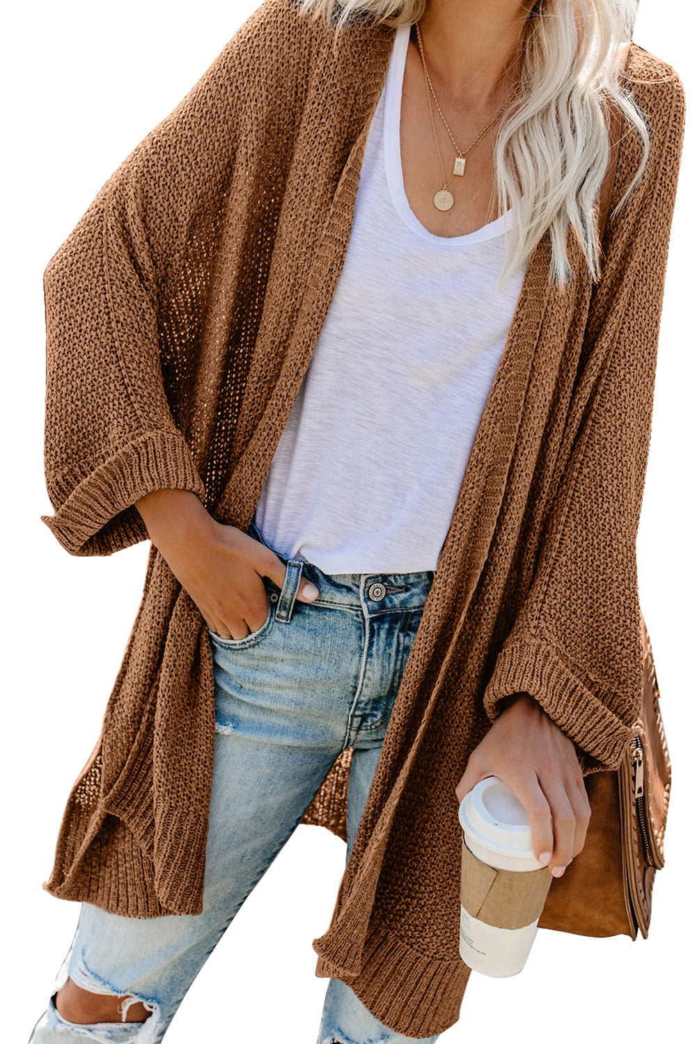 CD | Cardigan de iarnă casual și relaxat