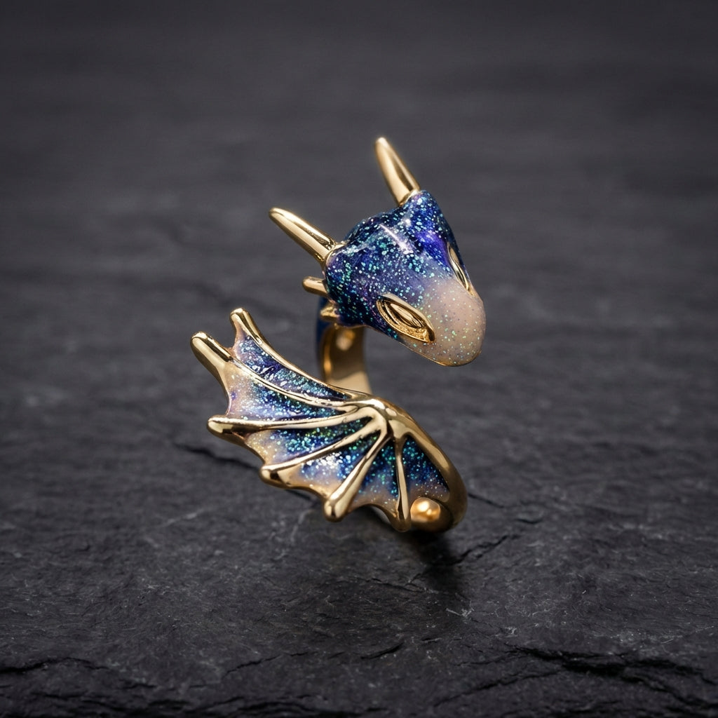 Vintage Handmade Dragon Ring