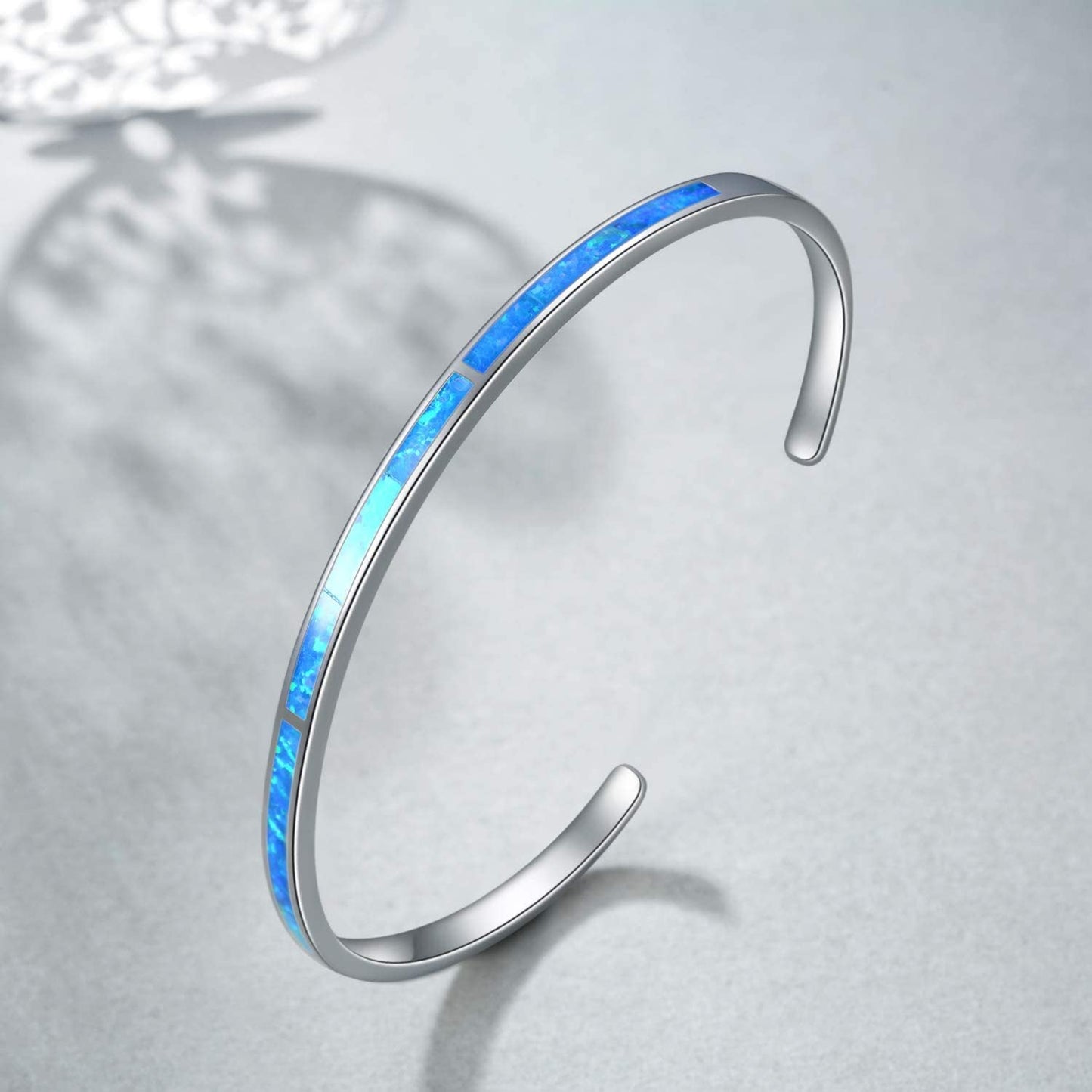 Blue Opal Cuff Bracelet