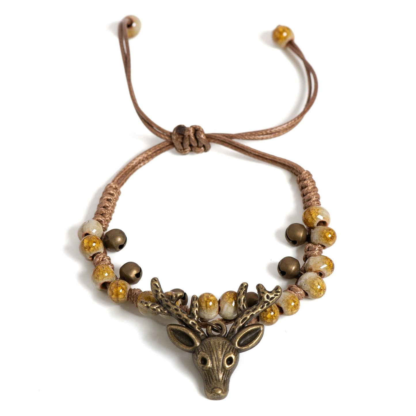 Bohemian Deer Charm Bracelet