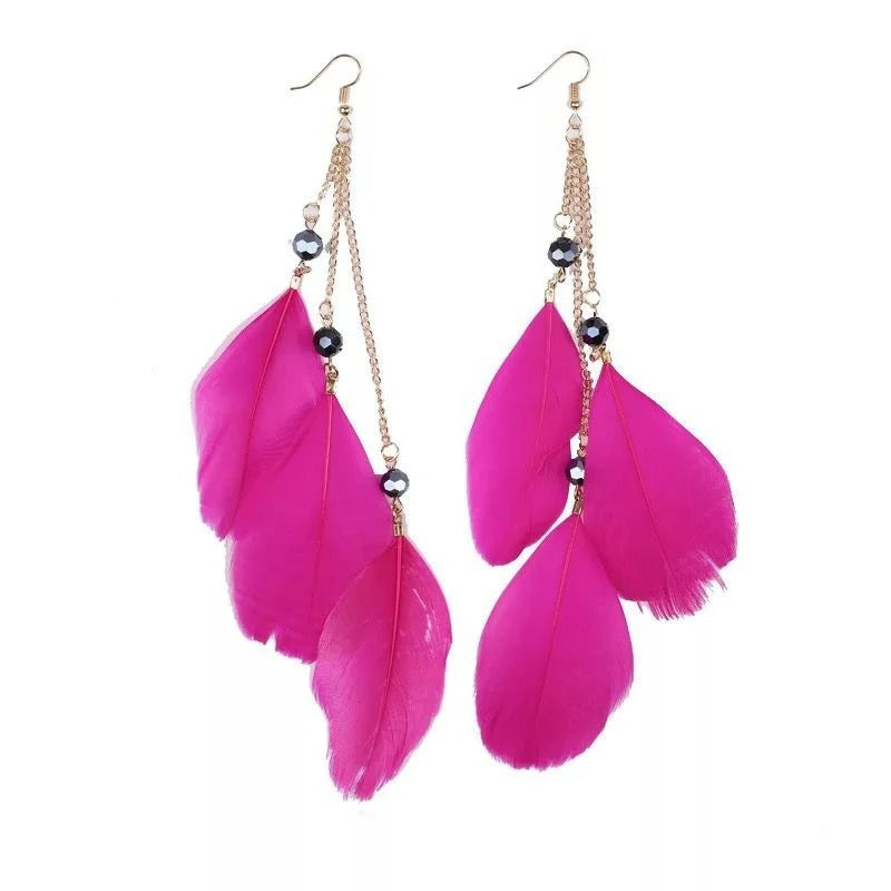 Bohemian Feather Earrings