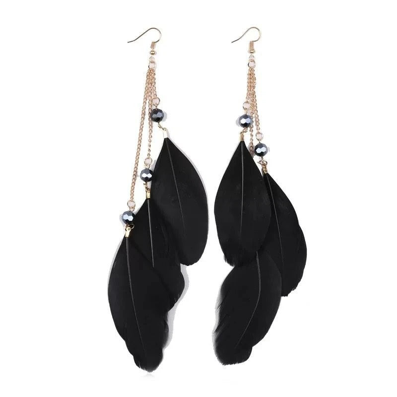 Bohemian Feather Earrings