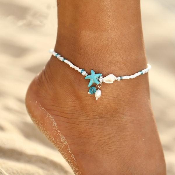 Bohemian Starfish Anklet