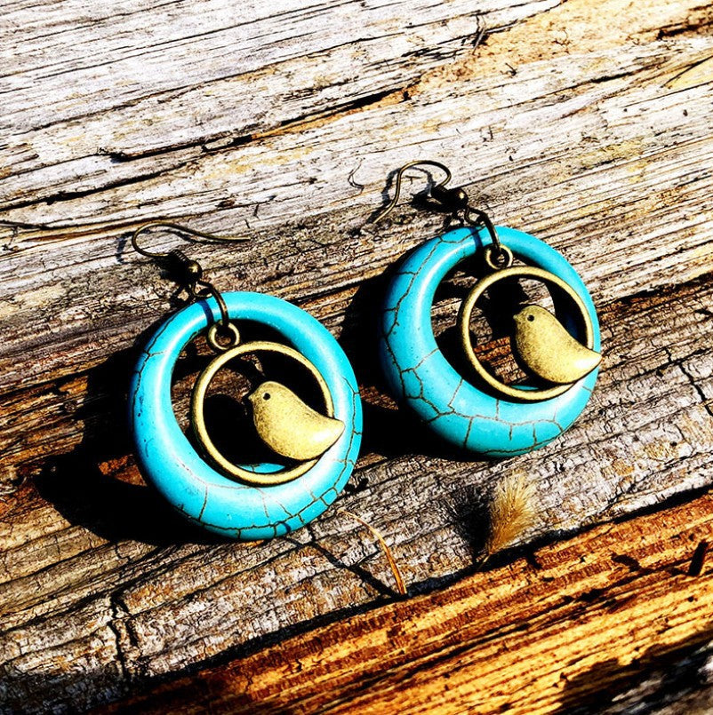 Bohemian Turquoise Earrings