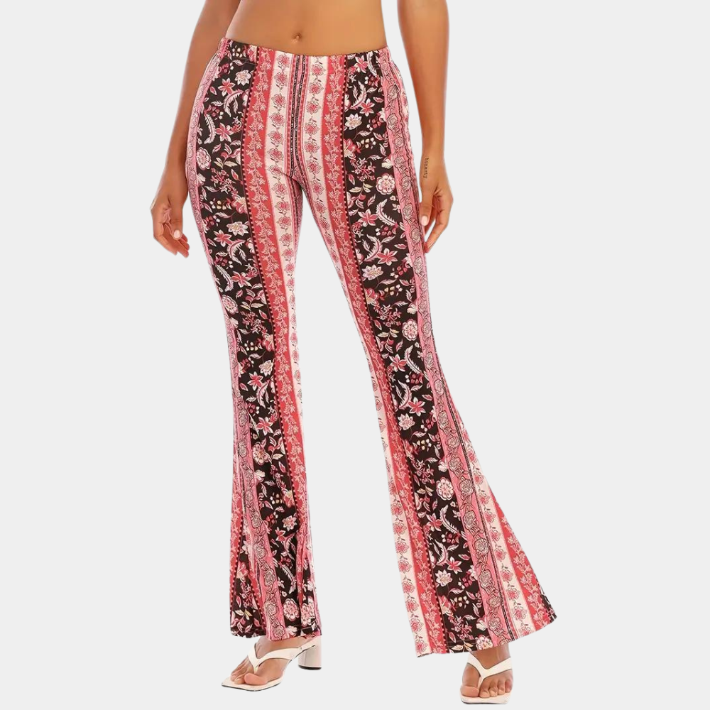 CD | Pantaloni evazați în stil boho pentru femei