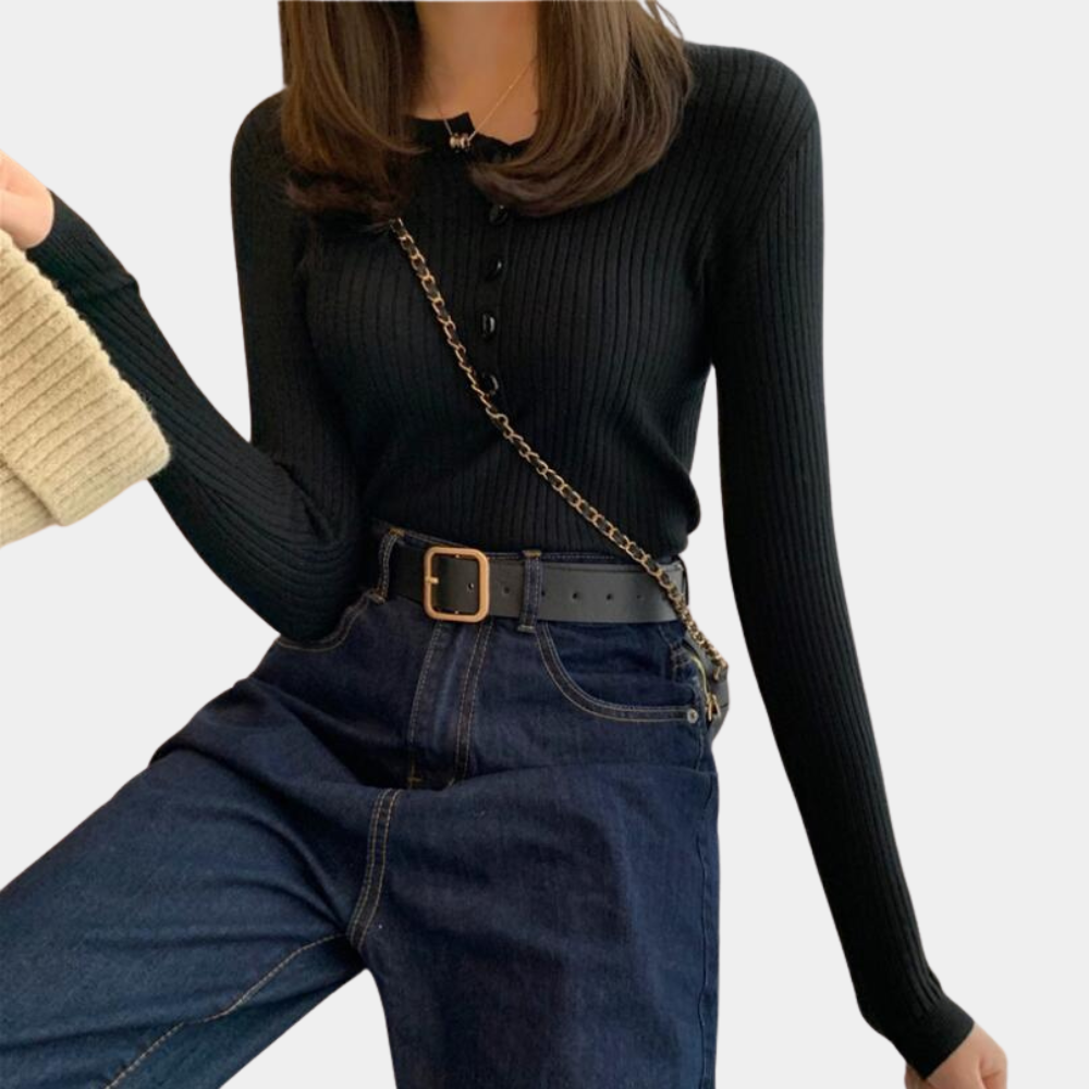 CD | Pulover de iarnă la modă și minimalist