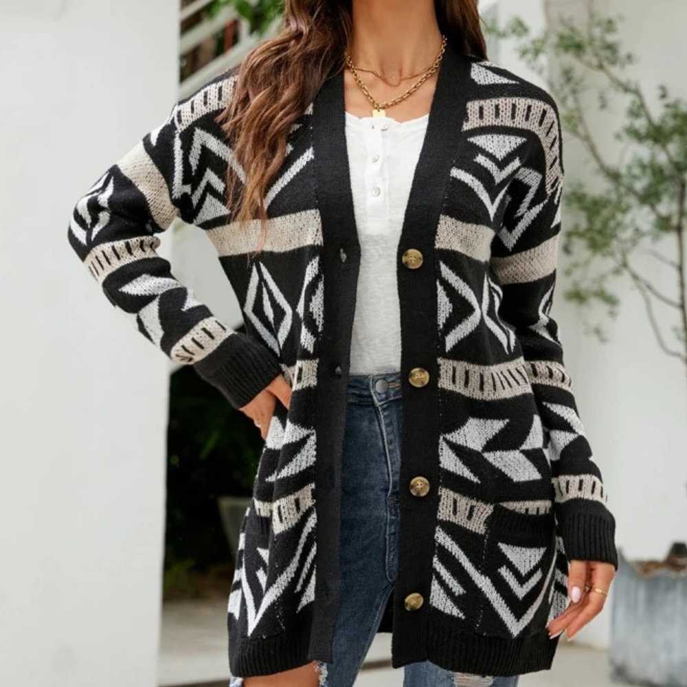 CD | Cardigan de iarnă relaxat și elegant