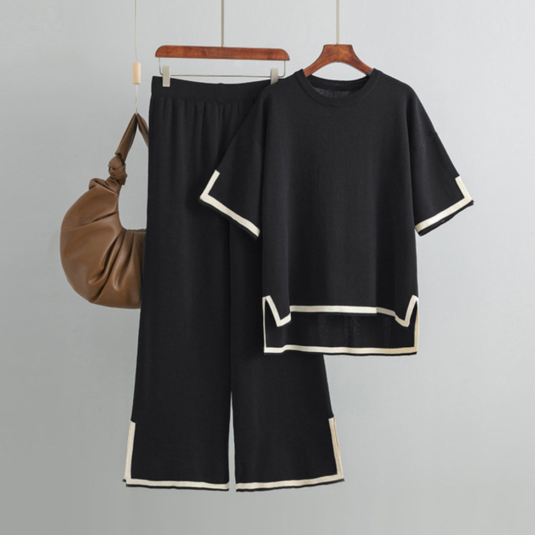 CD | Cămașă și pantaloni eleganți supradimensionați pentru femei