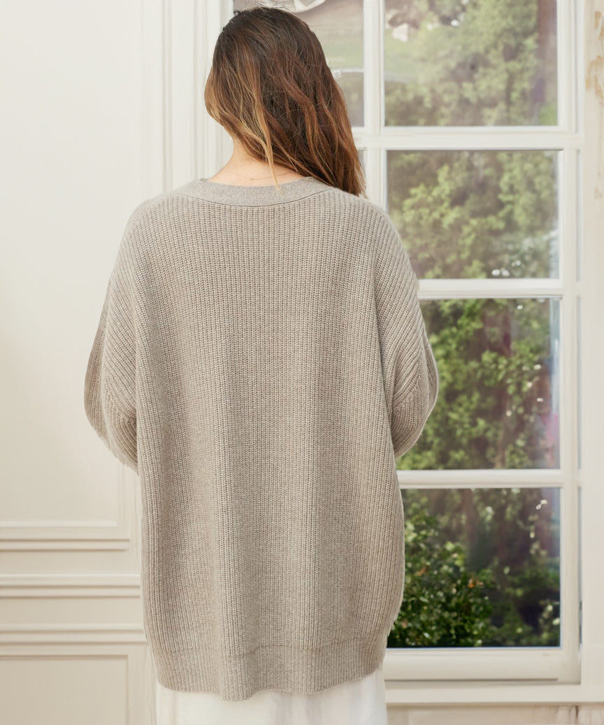 CD | Cardigan Cocoon din cașmir
